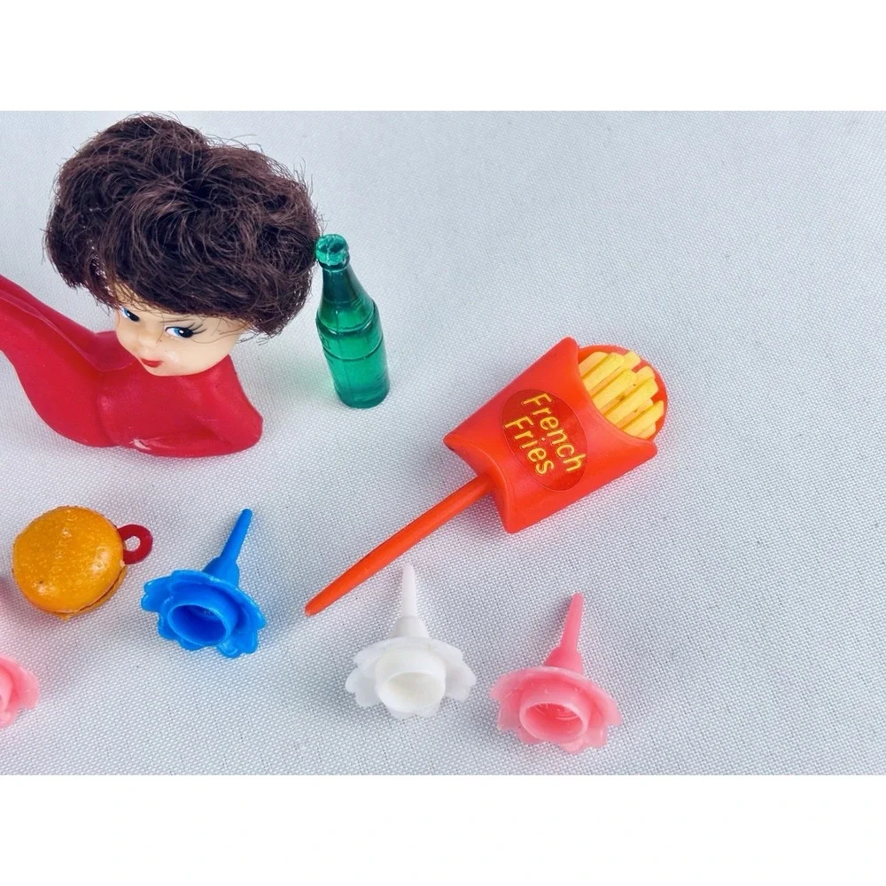 Vintage Wilton Cake Toppers Figure 1960s Birthday Hong Kong Groovy girls